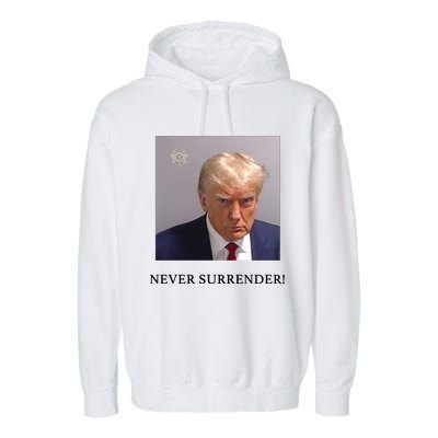 Wanted For President 2024 Garment-Dyed Fleece Hoodie