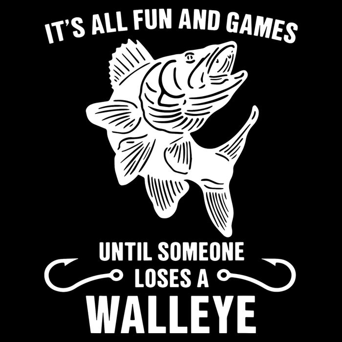 Walleye Fishing Pine Forest Treeline Fisherman Gift Kids T-Shirt