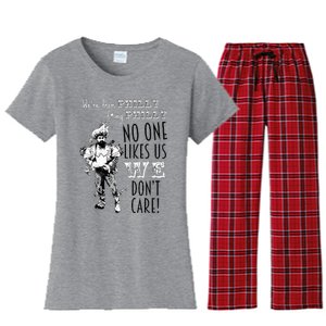 We're From Philly No One Likes Us We Don't Care Women's Flannel Pajama Set