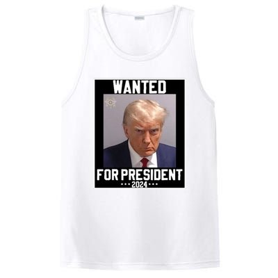 Wanted For President 2024 PosiCharge Competitor Tank