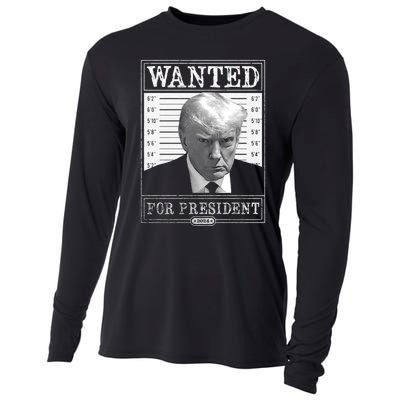 Wanted For President 2024 Cooling Performance Long Sleeve Crew