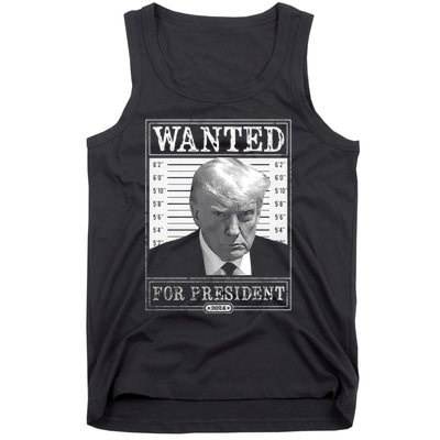 Wanted For President 2024 Tank Top