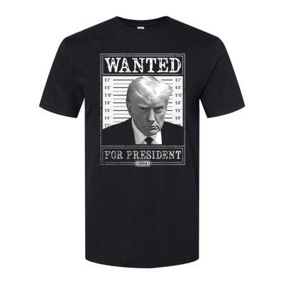 Wanted For President 2024 Softstyle® CVC T-Shirt