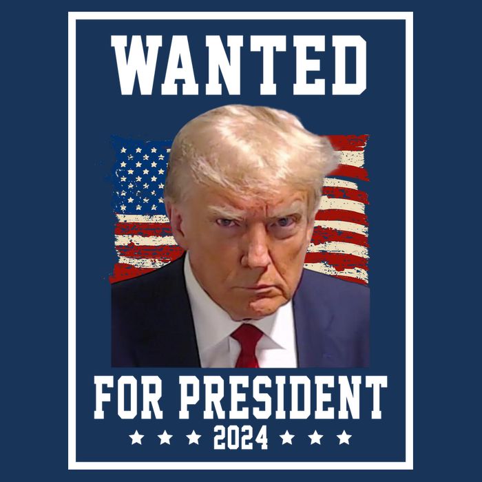 Wanted For President 2024 USA Donald Trump 16 in Basic Backpack