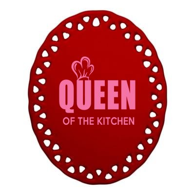 Wholesome Family Queen Of The Kitchen Cooking Gift Ceramic Oval Ornament