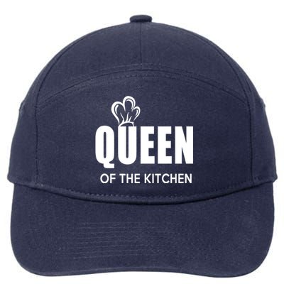 Wholesome Family Queen Of The Kitchen Cooking Gift 7-Panel Snapback Hat