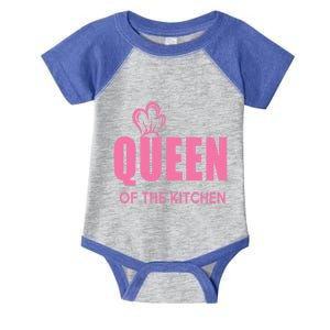 Wholesome Family Queen Of The Kitchen Funny Gift Infant Baby Jersey Bodysuit