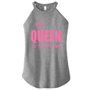 Wholesome Family Queen Of The Kitchen Funny Gift Women’s Perfect Tri Rocker Tank