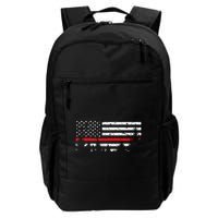 Wildland Firefighter Red Line American Flag Backpack