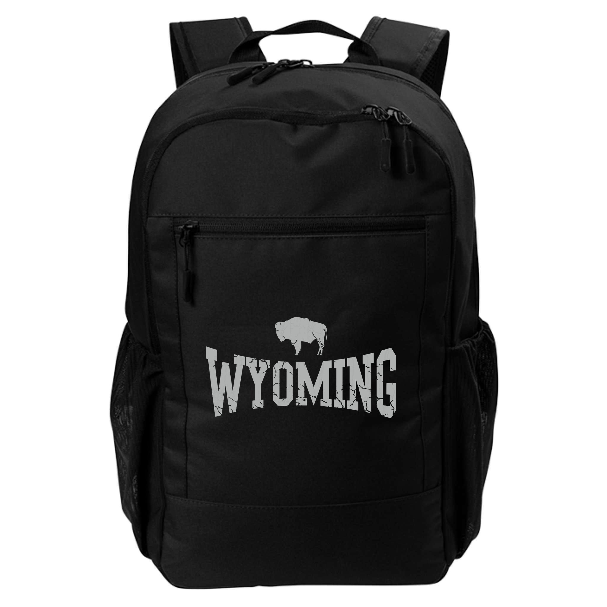 Wyoming Flag Retro Home State Vintage Distressed Backpack
