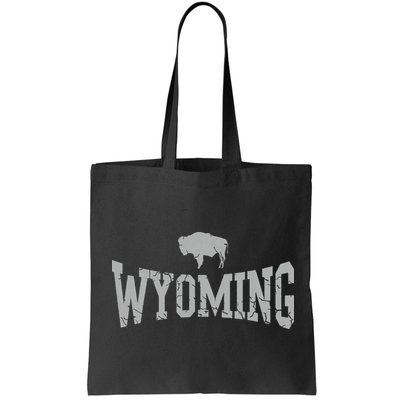 Wyoming Flag Retro Home State Vintage Distressed Bag