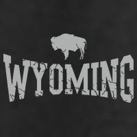Wyoming Flag Retro Home State Vintage Distressed Golf Towel