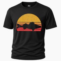 Walleye Fishing Retro Walleye Sauger Fisherman Performance Shirt
