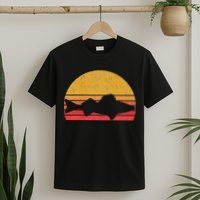 Walleye Fishing Retro Walleye Sauger Fisherman T-Shirt