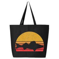 Walleye Fishing Retro Walleye Sauger Fisherman 25L Jumbo Tote