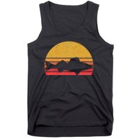 Walleye Fishing Retro Walleye Sauger Fisherman Tank Top