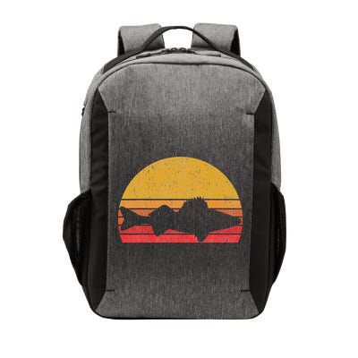 Walleye Fishing Retro Walleye Sauger Fisherman Vector Backpack