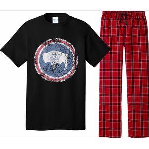 Wyoming Flag Retro Fade Family Pajama Set