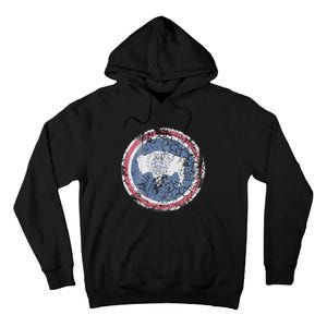 Wyoming Flag Retro Fade Family Tall Hoodie