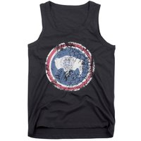 Wyoming Flag Retro Fade Family Tank Top