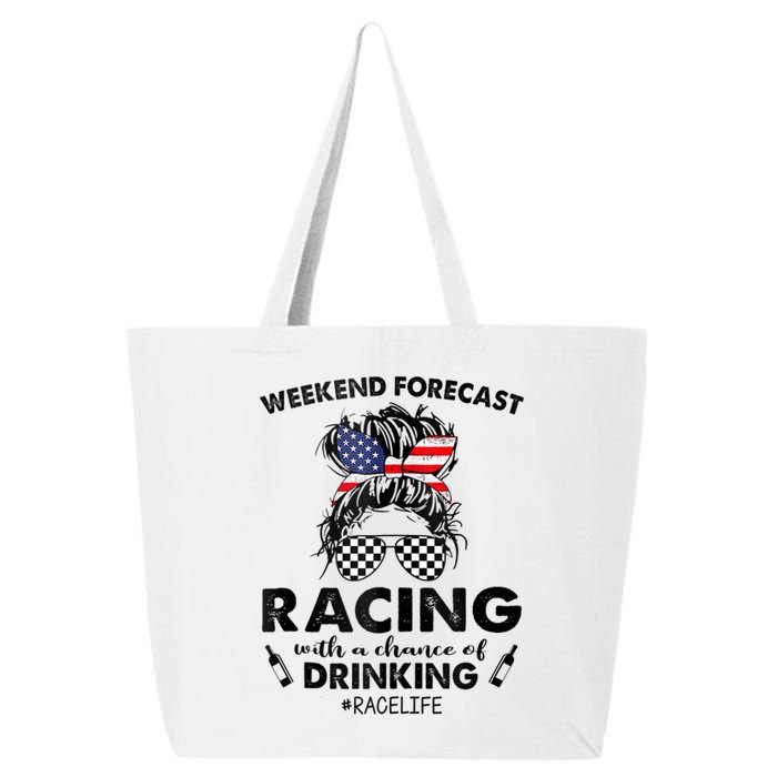 Weekend Forecast Racing With A Chance Of Drinking Race Life 25L Jumbo Tote