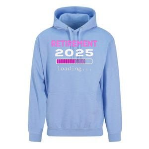 Women Funny Retirement 2025 Loading Retirement Countdown Unisex Surf Hoodie