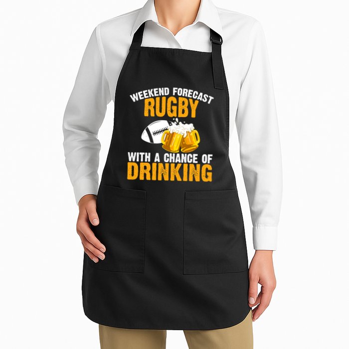 Weekend Forecast Rugby With A Chance Of Drinking Apron