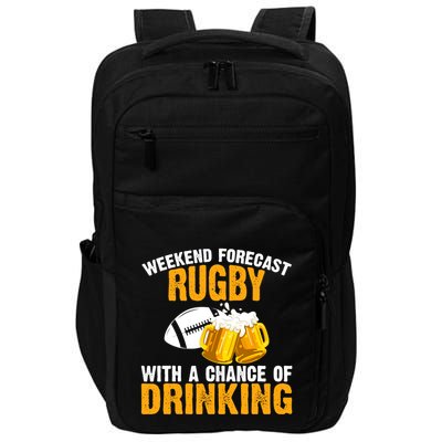 Weekend Forecast Rugby With A Chance Of Drinking Impact Tech Backpack