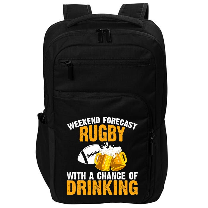 Weekend Forecast Rugby With A Chance Of Drinking Impact Tech Backpack
