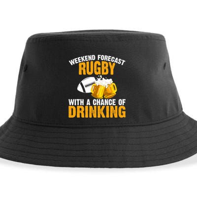 Weekend Forecast Rugby With A Chance Of Drinking Sustainable Bucket Hat