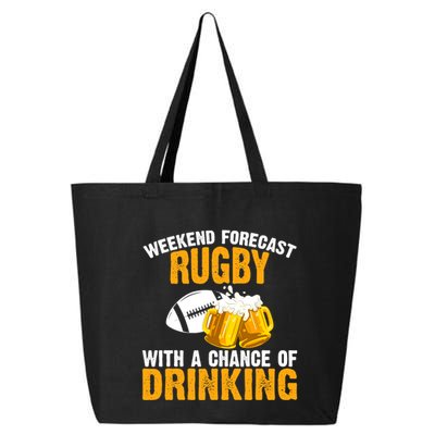 Weekend Forecast Rugby With A Chance Of Drinking 25L Jumbo Tote