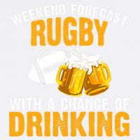 Weekend Forecast Rugby With A Chance Of Drinking Garment-Dyed Sweatshirt