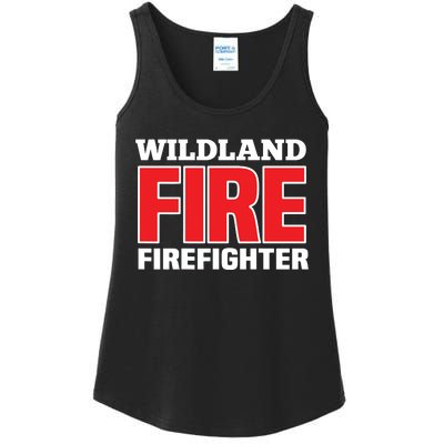 Wildland Fire Rescue Department Firefighters Firemen Uniform Ladies Essential Tank