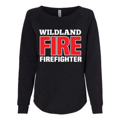 Wildland Fire Rescue Department Firefighters Firemen Uniform Womens California Wash Sweatshirt