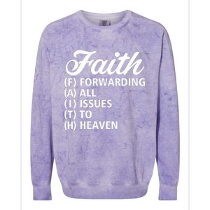 Women Faith Round Neck Graphic T Shirts Cute Funny Tops Colorblast Crewneck Sweatshirt