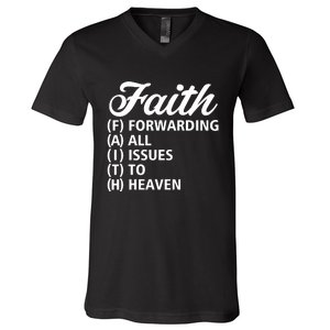 Women Faith Round Neck Graphic T Shirts Cute Funny Tops V-Neck T-Shirt