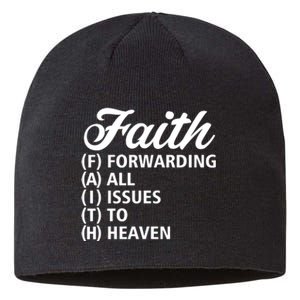 Women Faith Round Neck Graphic T Shirts Cute Funny Tops Sustainable Beanie