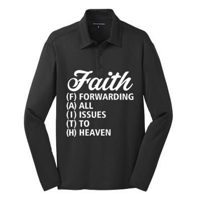 Women Faith Round Neck Graphic T Shirts Cute Funny Tops Silk Touch Performance Long Sleeve Polo