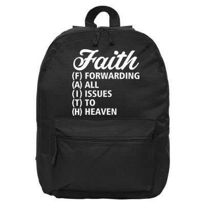 Women Faith Round Neck Graphic T Shirts Cute Funny Tops 16 in Basic Backpack