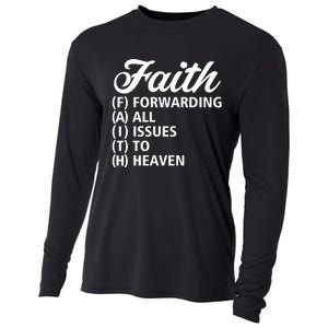 Women Faith Round Neck Graphic T Shirts Cute Funny Tops Cooling Performance Long Sleeve Crew