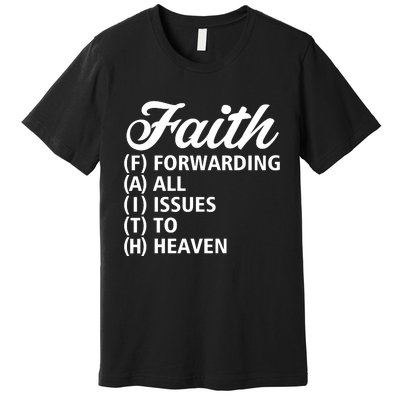 Women Faith Round Neck Graphic T Shirts Cute Funny Tops Premium T-Shirt