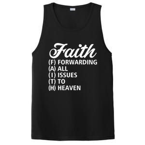 Women Faith Round Neck Graphic T Shirts Cute Funny Tops PosiCharge Competitor Tank