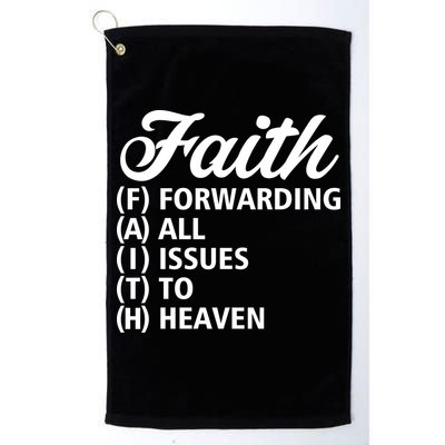 Women Faith Round Neck Graphic T Shirts Cute Funny Tops Golf Towel