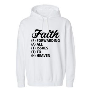 Women Faith Round Neck Graphic T Shirts Cute Funny Tops Garment-Dyed Fleece Hoodie