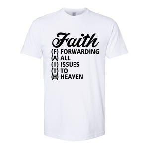 Women Faith Round Neck Graphic T Shirts Cute Funny Tops Softstyle CVC T-Shirt