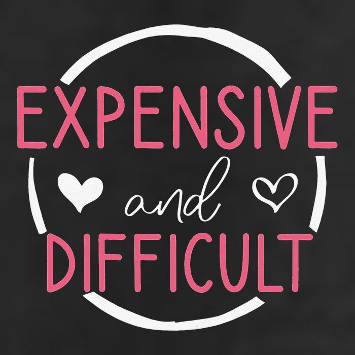 Wo Funny Saying Expensive and Difficult Cute Heart Adult Drive Performance Visor