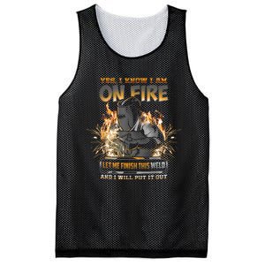 Welding Funny Saying Welder For Men Mesh Reversible Basketball Jersey Tank