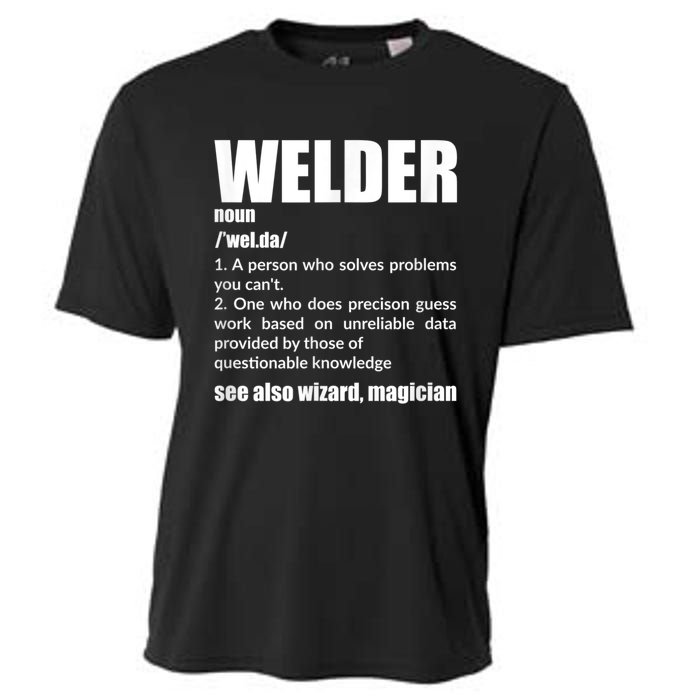 Welder Funny Saying Welding For Men Cooling Performance Crew T-Shirt