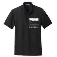 Welder Funny Saying Welding For Men Dry Zone Grid Polo