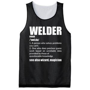 Welder Funny Saying Welding For Men Mesh Reversible Basketball Jersey Tank